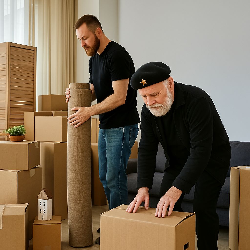 Wohnungsauflösung mit Verpackung und Organisation